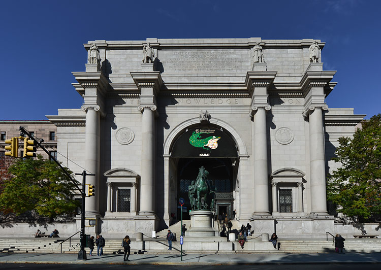 Entrance at the American Museum of Natural History